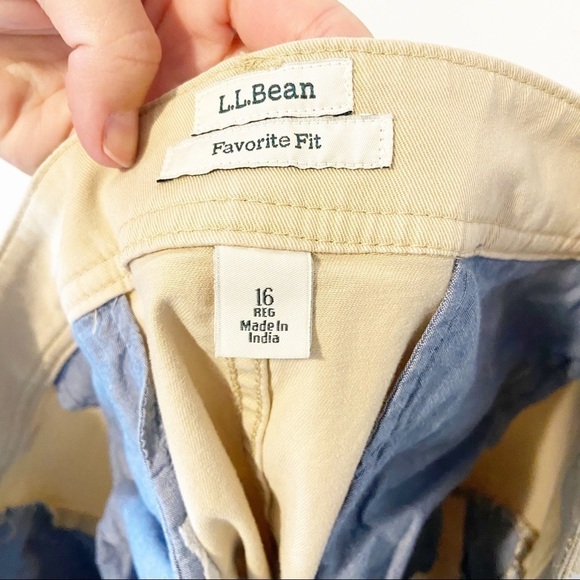 L.L. Bean | Favorite Fit 6inch Shorts, Organic Cotton, Size 16R - Picture 7 of 12